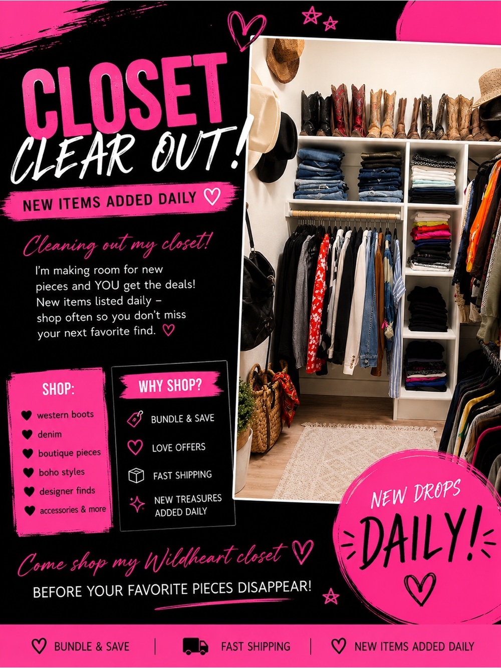 💗Closet Clear Out 💗New Items Added Daily • Poshmark Finds!